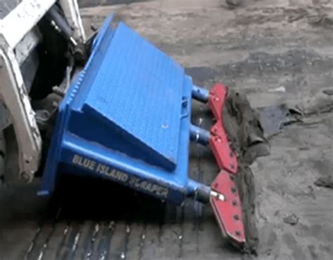 skid steer floor scraper attachment|skid steer box ripper attachment.